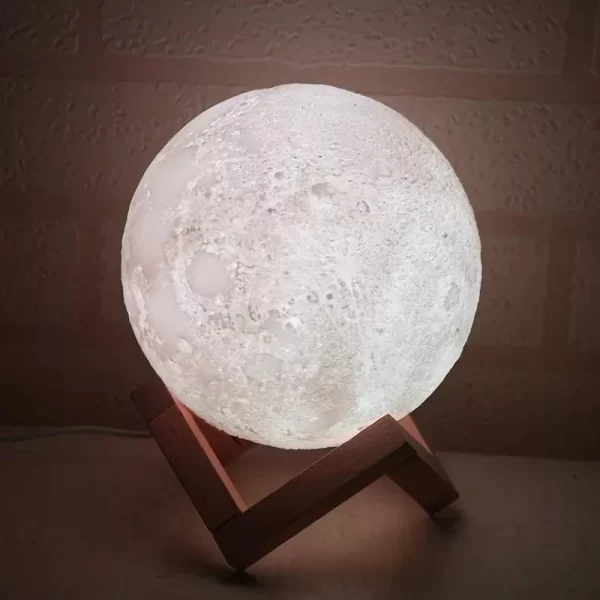 Abajur Lua Cheia 3D difusor de óleo essencial USB - Image 4